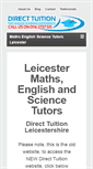 Mobile Screenshot of direct-tuition.com